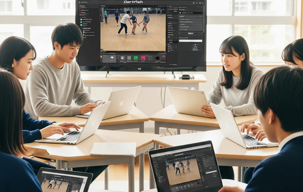 映像分析を使った授業のイメージ